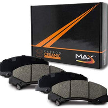 Max Brakes Front Carbon Ceramic Performance Disc Brake Pads KT062051 Fits: 2006-2012 Ford Fusion | 2007-2012 Lincoln MKZ | 2006-2011 Mercury Milan