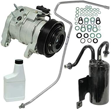 A/C Compressor Kit with Hose Assembly - Compatible with 2003-2008 Dodge Ram 1500