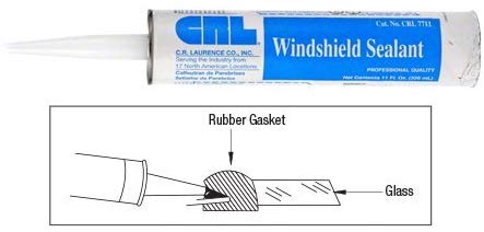 C.R. LAURENCE CRL7711 CRL Windshield Sealant