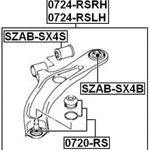 4520279J00 - Rear Arm Bushing (for Front Arm) For Suzuki - Febest