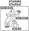 4520279J00 - Rear Arm Bushing (for Front Arm) For Suzuki - Febest