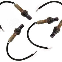 Oxygen Sensor for Heated 4-wire 17 cm long instructions and butt type Set of 4