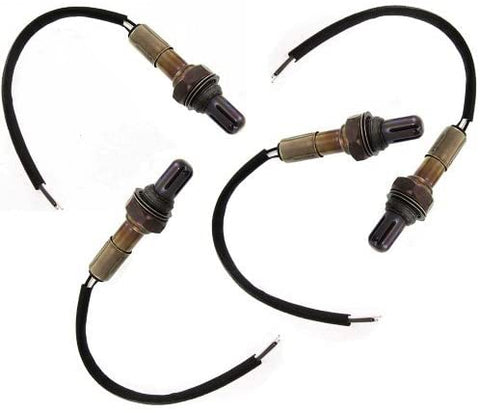 Oxygen Sensor for Heated 4-wire 17 cm long instructions and butt type Set of 4