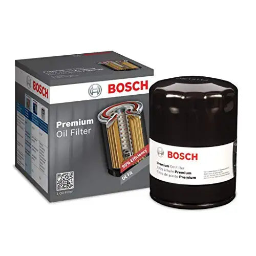 Bosch Automotive 3430 Premium FILTECH Oil Filter for Select Buick, Cadillac, Chevrolet Express 2500/3500/4500, GMC Savana, Sierra HD, Hummer + More,Black