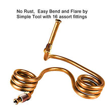 Muhize Upgraded Brake Line Tubing Kit - 25 Ft. of 3/16 Flexible Tube, Roll 25 ft 3/16" (Includes 16 Fittings)