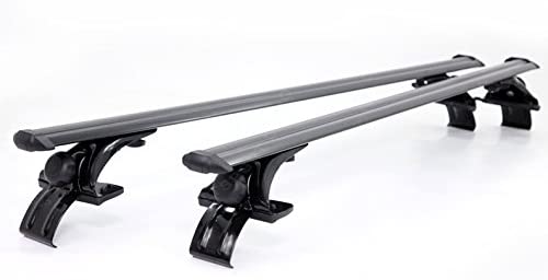 LT Sport 769553137914 for VW Volvo Black Roof Rack Top Adjustable Cross Bars