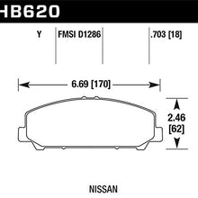 Hawk Performance HB620Y.703 LTS Brake Pad