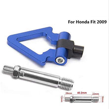 EPMAN Japan Model Car Auto Trailer Tow Hook Ring Eye Towing Front Rear Aluminum for Honda Fit 2009 TR-RTHLPH002 (black)