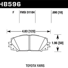 Hawk Performance HB596F.690 HPS High Performance Street Brake Pad