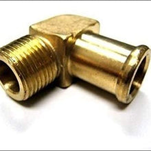 OBX Fits Brass Oil COOLANT Fluid Hose 90' Fitting 3/8" NPT