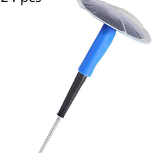 24 PCS Radial Tyre Puncture Patches Tire Repair Tool Car Motorcycle Universal Tubeless Tire Puncture Repair Mushroom Plug Patch Gum for Car,motorcycle,electric vehicle (609mm)