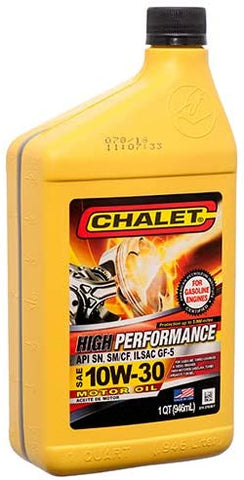 Chalet New 374492 Motor Oil Hp 10W-30 / Quart Sn (12-Pack) Accessories Wholesale Bulk Automobile Accessories Firesale