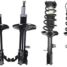DORI 4pcs Complete Shock Struts Assembly Front and Rear side Compatible with 98-02 Prizm; 93-97 Prizm; 93-02 Corolla; 1 year warranty