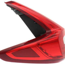 Tail Light Assembly Compatible with 2017-2019 Honda CR-V Outer Halogen North America Built Driver Side