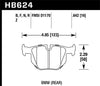 Hawk Performance (HB624B.642) High Performance Street 5.0 Brake Pad