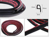 SHENGYAWAUTO P-Shape Rubber Weather Seal Hollow Universal Car Door Strip Weatherstrip 4M 13FT