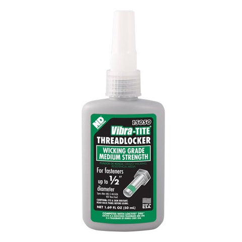Vibra-TITE 150 High Strength Anaerobic Threadlocker, 10ml Bottle, Green