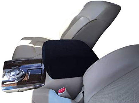Auto Console Covers- Compatible with The Infiniti QX80 2014-2020 Center Console Armrest Cover Waterproof Neoprene Fabric - Black