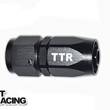 TT Racing Reusable Swivel Fitting Hose End Grade A Black for Oil Fuel Hose Line A40-001-04BK