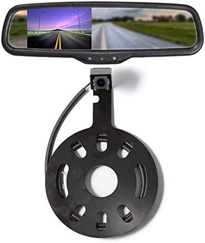 EWAY Backup Rear View Spare Tire Mount Camera for Jeep Wrangler 2007-2018 with 4.3