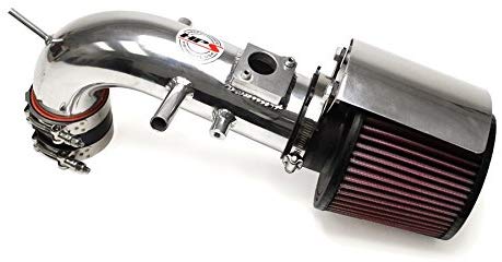 HPS 27-524P Polish Short Ram Air Intake Kit with Heat Shield (Non-CARB Compliant)