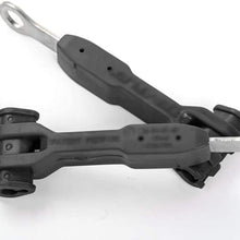 For Jeep Wrangler JK 2007-2017 Black ABS Gas Brake Oil Line Bracket Holder Decoration Kit Interior Accessories