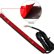 Wiipro Universal led Harley Davidson Light Strip Tail Brake Stop Turn Signal 32LED 8" Flexible led light for motorcycle