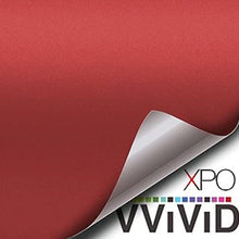 VViViD Satin Matte Red Vinyl Wrap Roll with Air Release Technology (50ft x 5ft (Full Car Wrap Roll))