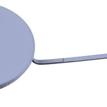 Terisass 8E0807241C Grey Car Front Bumper Towing Hook Cover ABS Plastic Tow Hook Eye Hole Cover Replacement for A4 B7 2005 2006 2007 2008