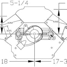 NEW BILLET SPECIALTIES BBC POLISHED A/C COMPRESSOR BRACKET, SIDE MOUNT, FOR BIG BLOCK CHEVY SHORT WATER PUMP