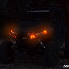 SuperATV Universal ATV/UTV Turn Signal Kit (with Column Turn Switch and Horn) - Fits Honda, Polaris, Can-Am, Kawasaki, John Deere, Arctic Cat, More