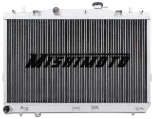 Mishimoto MMRAD-TIB-01 Hyundai Tiburon Performance Aluminum Radiator, 2003-2008, Silver