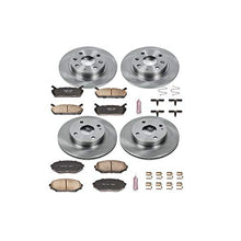 Power Stop KOE718 Autospecialty Front and Rear Replacement Brake Kit-OE Brake Rotors & Ceramic Brake Pads