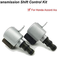 WonVon Transmission Shift Solenoid Kit,2 PCS Transmission Shift Control Solenoid Valve B&C Kit Set for Honda Accord Acura