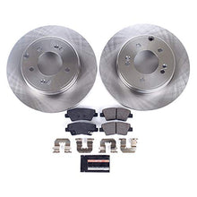 Power Stop KOE5381 Autospecialty Rear Replacement Brake Kit-OE Brake Rotors & Ceramic Brake Pads