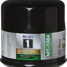 Mobil 1 Annual Protection Synthetic Motor Oil 0W-20, 5-Quart, Single Bundle M1-108A Extended Performance Oil Filter