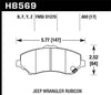 Hawk Performance HB569B.650 HPS 5.0 Disc Brake Pad