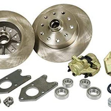 Disc Brake Kit, 5 On 4-3/4 Chevy, For King Pin 56-65, Compatible with Dune Buggy