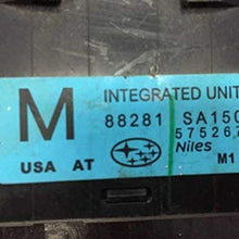 REUSED PARTS Multifunction Integrated Control Fits 07-08 Forester 88281 SA150 88281SA150