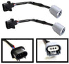 iJDMTOY (2) Heavy Duty 16-GA Ceramic Adapter 9008-H13 Wiring Harness Adapters For Headlights/Fog Lamps Retrofit