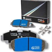 Max Brakes Front & Rear M1 Supreme Ceramic Premium Disc Brake Pads KM089853 | Fits: 2003 03 2004 04 2005 05 2006 06 Dodge Ram 2500
