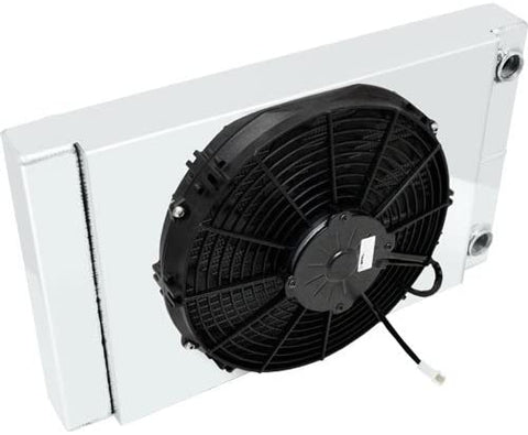 Champion Cooling Systems RS22-13 Drag Racing Aluminum Radiator Module Single 12