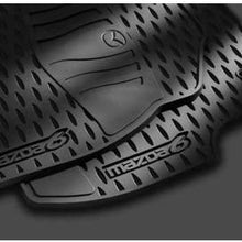 Mazda6 All Weather Black Rubber Floor Mats, Genuine Parts