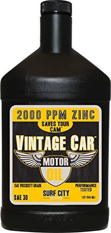 Surf City Garage 518 SAE 30 Vintage Car Motor Oil, 1 Quart