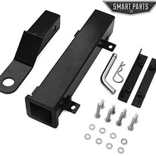 Smart Parts Universal Golf Cart Rear Trailer Hitch - Compatible with EZGO Club Car Yamaha & More