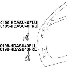 Right Front Door Lower Hinge Febest 0199-HDASU40FRL Oem 68730-12120,