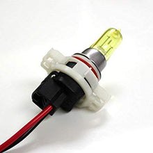 iJDMTOY (2) 5202 2504 PS24W Bulbs Female Connector Wiring Pigtail Harnesses For Fog Lights/Daytime Running Lamps