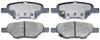 ACDelco 14D1033CH Advantage Ceramic Rear Disc Brake Pad Set