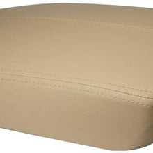 A ABIGAIL Center Console Armrest Cover for 2008 2009 2010 2011 2012 Honda Accord Auto Leather Suture Console Lid Cover Replacement (Beige)