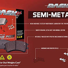 Dash 4 MD266 Premium Brake Pad, Semi-Metallic